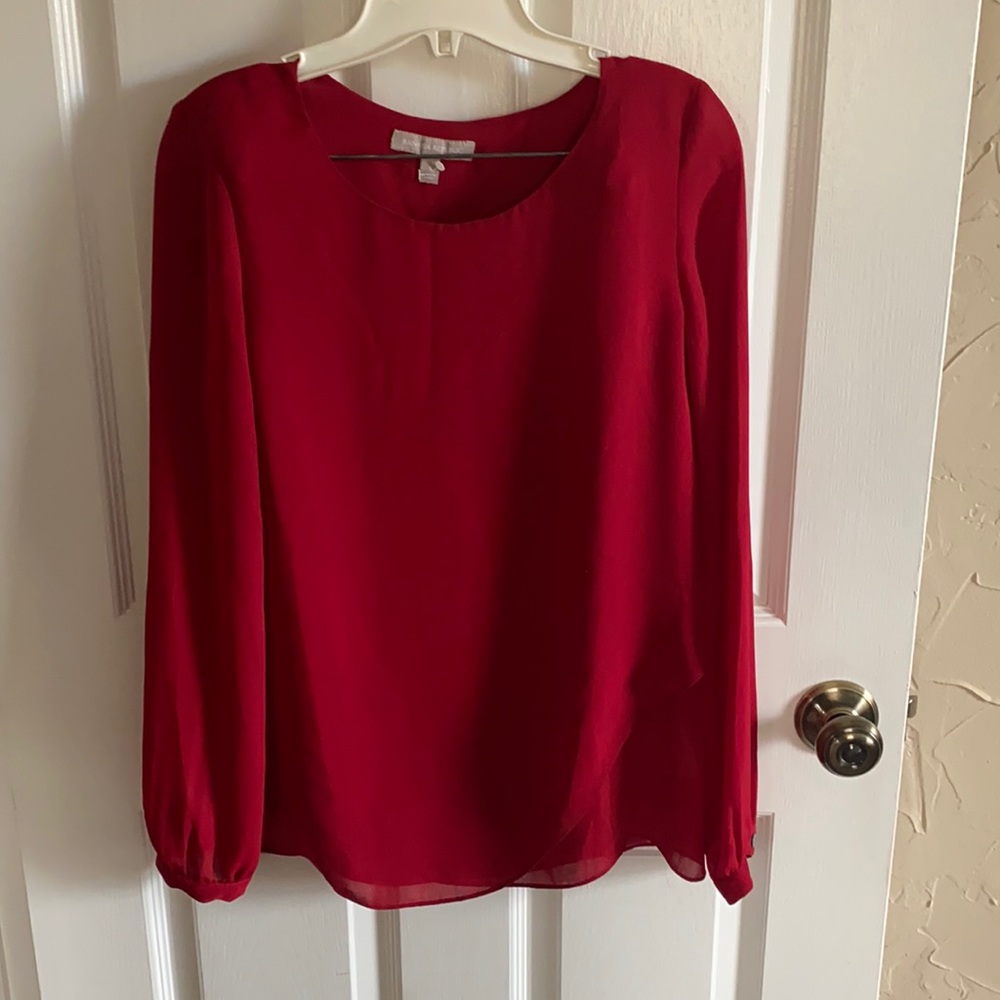 Banana Republic Red Blouse